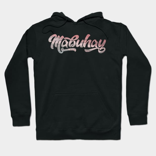 Mabuhay Cursive Waves Hoodie by Mabuhay Clothing